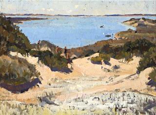 Landscape with sea (Coorong)