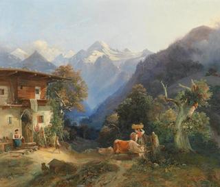 Tyrolean Mountain Landscape