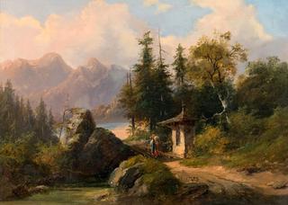 Mountainscape with Lake