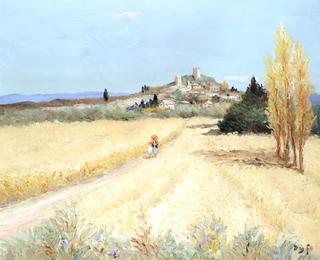 A Walk through the Wheat, Eygalières, Provence