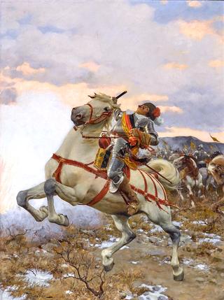 Cavalryman in a Battle