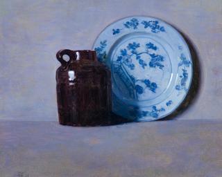 Still Life with Plate and Jug
