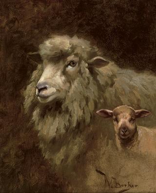 A Ewe and Lamb