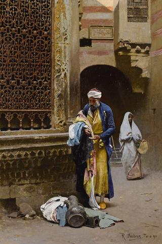 Merchant before the Sabil of Nafisa al-Bayda, Cairo