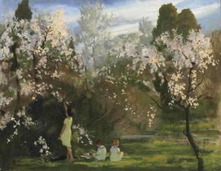 Children in an Orchard