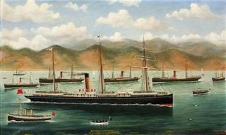Departure of the SS Waiwera