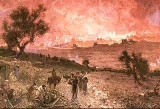 The destruction of Jerusalem by Nebuzar Adan