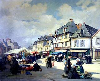 The Market in Dol, Brittany