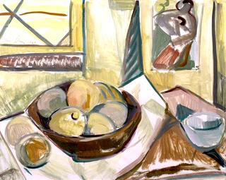 Still Life with Bowl of Fruit