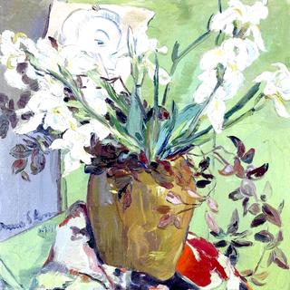 Still Life with White Irises