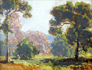 Spring Landscape with Trees