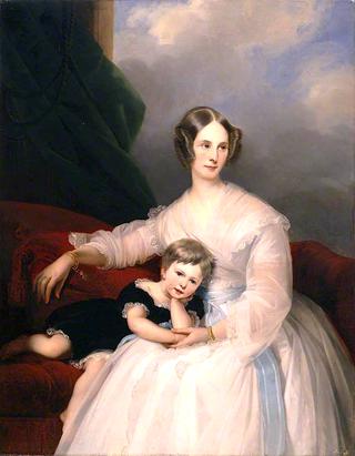 赫维·弗朗西斯·德蒙莫伦西夫人和她的女儿弗朗西斯