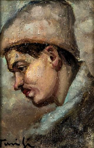 Portrait of a Farmer with Hat