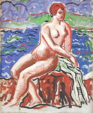 Seated Bather, Monte Carlo