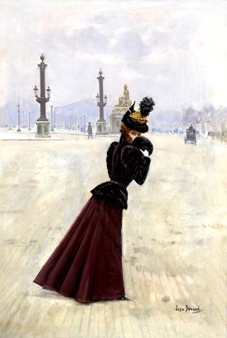 Young Woman, Place de la Concorde