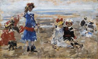 The Children of Bériot on the Beach