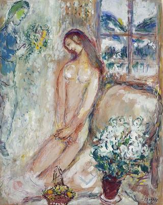 Nude with Cyclomen, Gstaad
