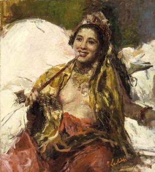 Lady with Pipe