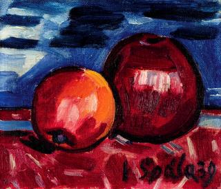 Still Life with Red Apples