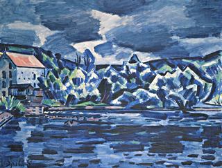 Thunderstorm by the River Otava