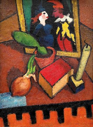 Still Life with Red Book