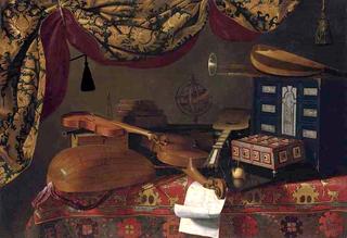 Still Life with Musical Instruments