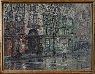 Spring Rain, Boulevard Montparnasse