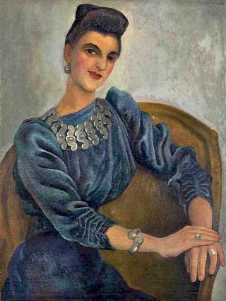 Woman in a Necklace, Regina Rubinoff Tomars