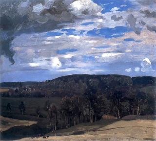 Landscape with clouds