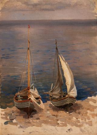 Two sailing boats