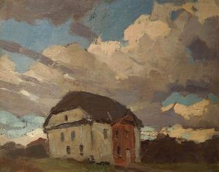 House and Clouds