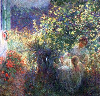 Mother and Child in the Garden