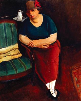 Woman on Armchair