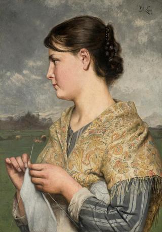 A Young Knitter