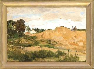 Children on a sand hill (Weyersberg)