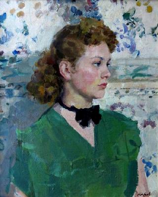 Young Lady in Green