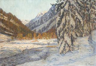 Winter in the mountains