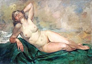Stretching Nude