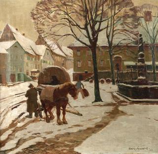 Wintery City View