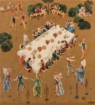 Company at Table