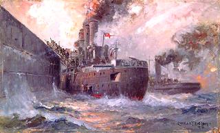 The 'Vindictive' at Zeebrugge: The Storming of Zeebrugge Mole