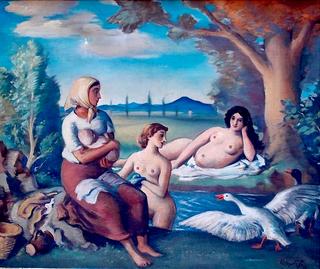 Nude in Landscape
