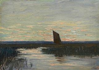 Sunset with Boat