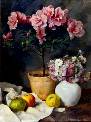 Still Life with Flowers and Apples