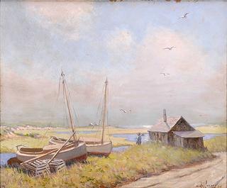Cape Ann Marsh Scene