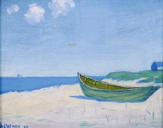 Coastal View with Dories