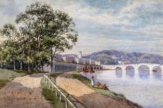 Fishing by Richmond Bridge,