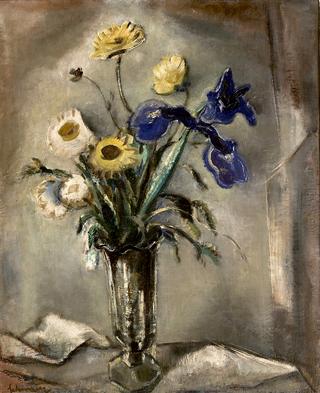 A Still Life of Garden Flowers