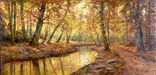 The Effect of Light on the Woods in Autumn
