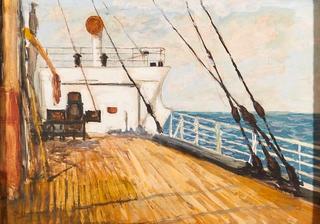On Deck, Freighter During the Day